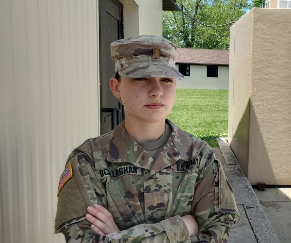 Second Lt. Colleen O’Callaghan is the first female infantry officer in